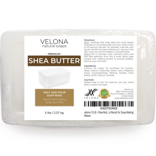 Velona Shea Butter - Melt and Pour Soap Base